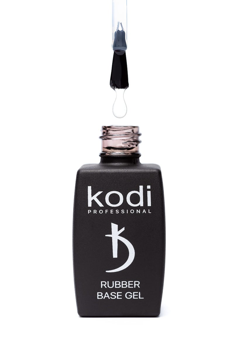 kodi professional Rubber Base Gel Soak-Off Gel Polish Base for Natural Nails | Strong Adhesion & Flexibility (Clear 8ml (0.27 fl oz)) - Image 3
